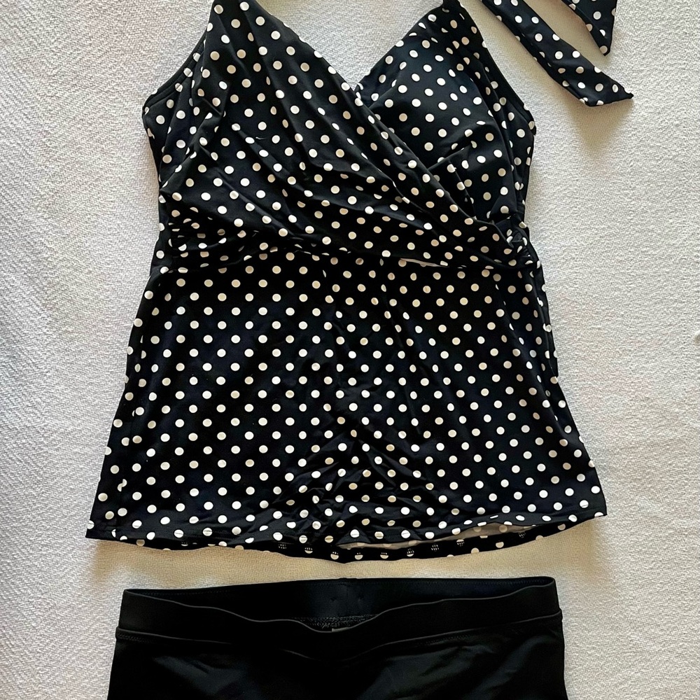 Lands End Tankini Bathing Suit